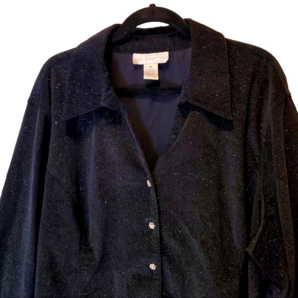 Susan Graver Plus Size Top Size 3X - Picture 1 of 4